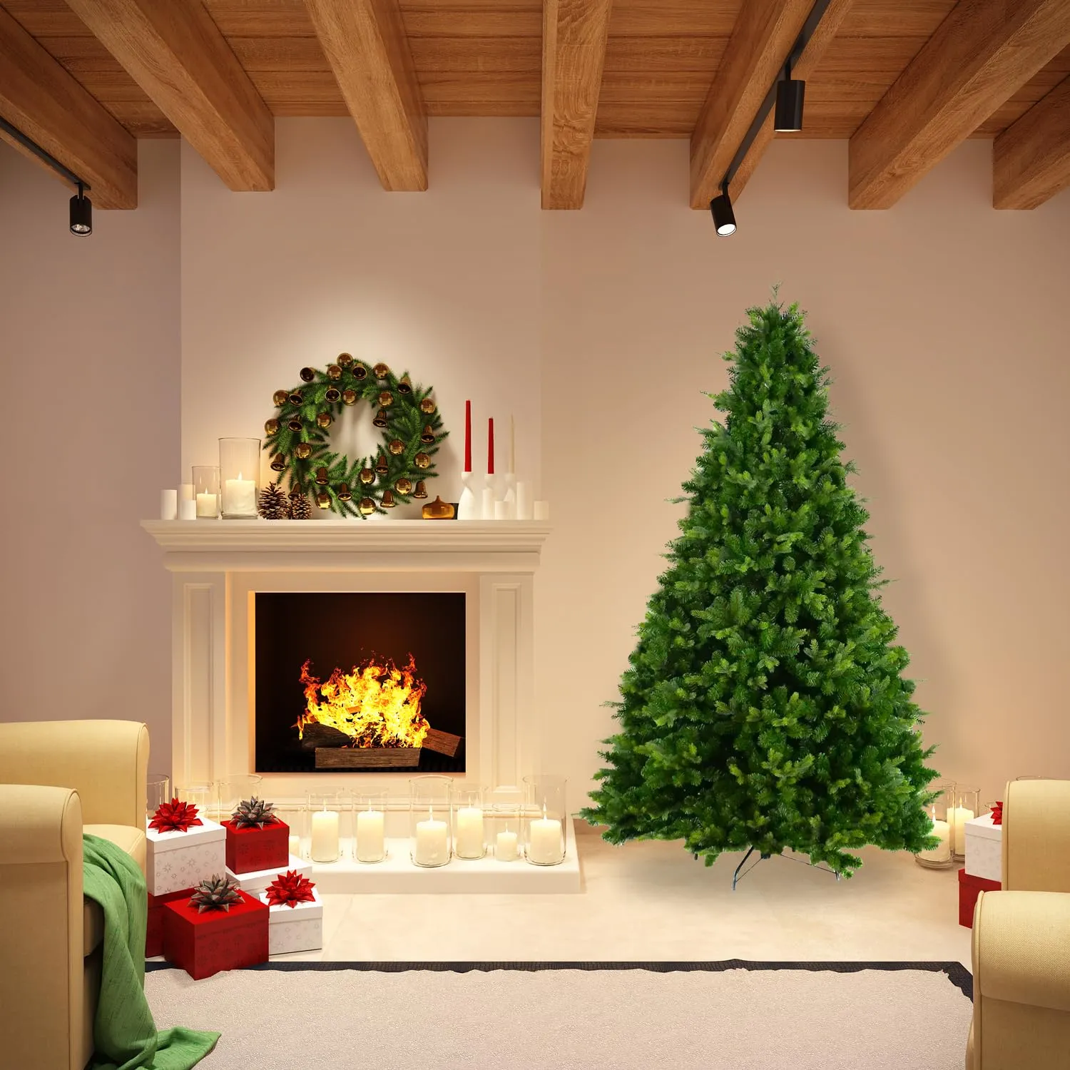 Giodicart Forest Hill Albero Natale Artificiale 210 cm Realistico