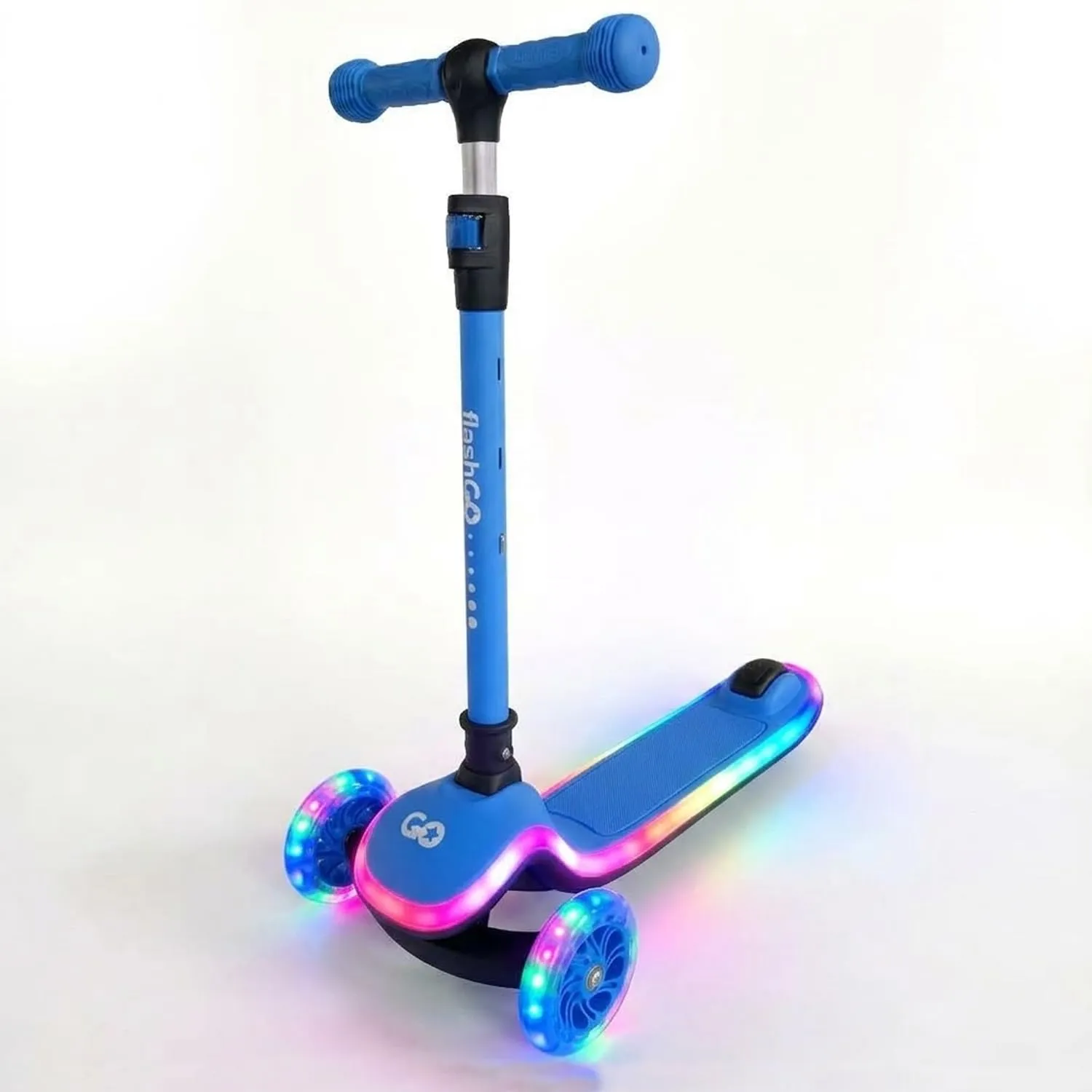 Giodicart FlashGO monopattino 3 ruote azzurro LED
