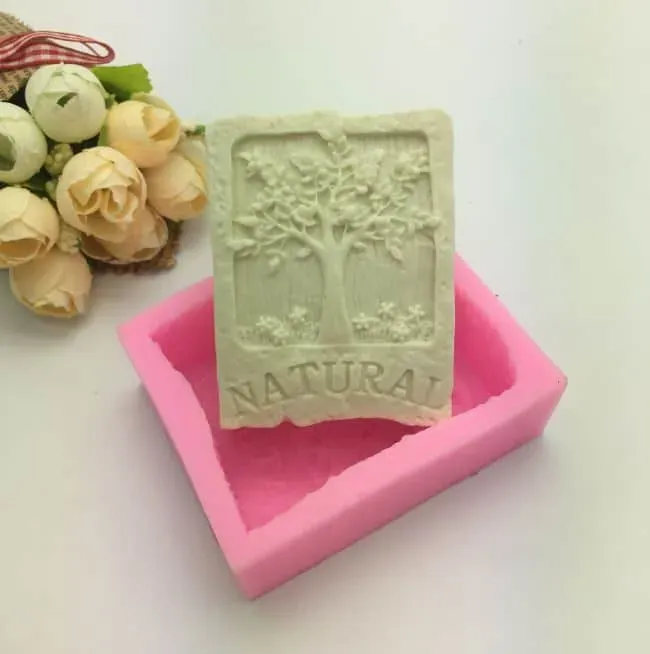 Artsoap Stampo Silicone Sapone Fantasia Albero 7,7 cm