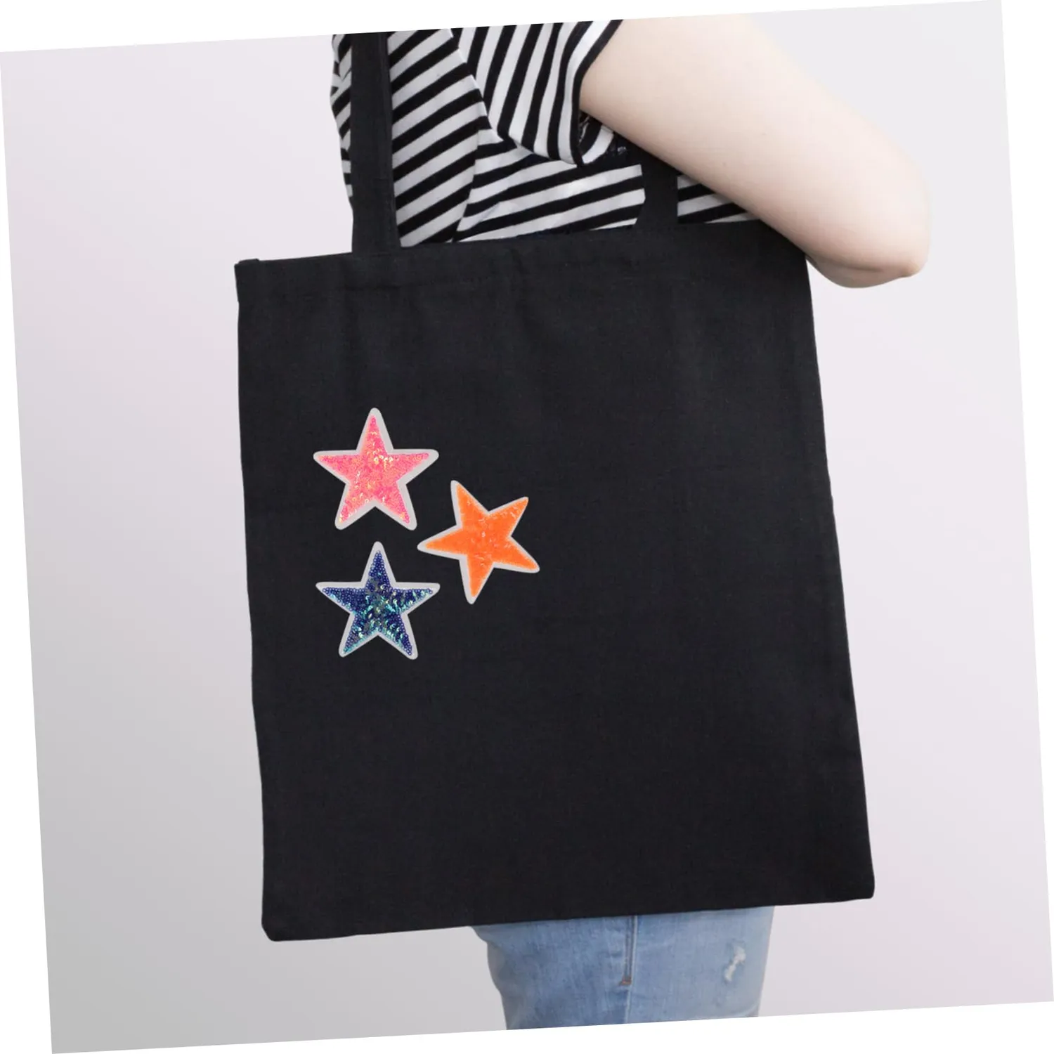 Angoily toppe stella paillettes 10 pezzi piccole