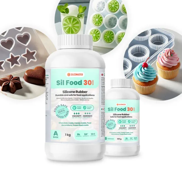Naturesin Silfood silicone alimentare stampi 10:1