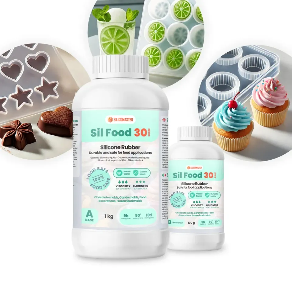 Naturesin Silfood silicone alimentare stampi 10:1