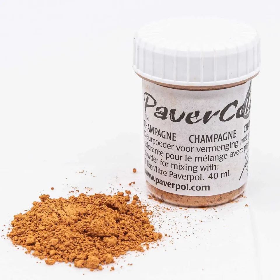Pavercolor Champagne colore tessuto 40 ml effetto metallizzato