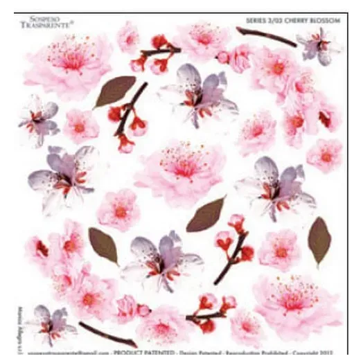 Deco Foam Sospeso Cherry Blossom foglio fiori ciliegio