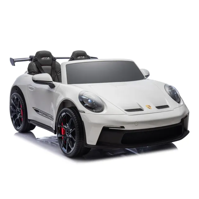 Porsche 911 GT3 auto elettrica bambini bianco 2x35W