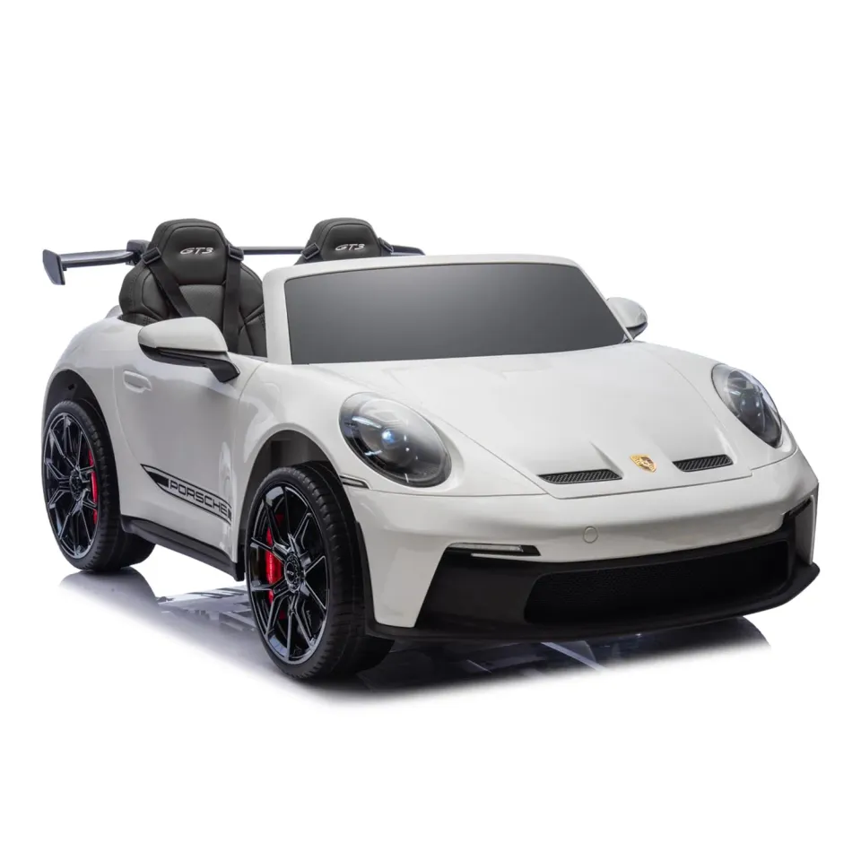 Porsche 911 GT3 auto elettrica bambini bianco 2x35W
