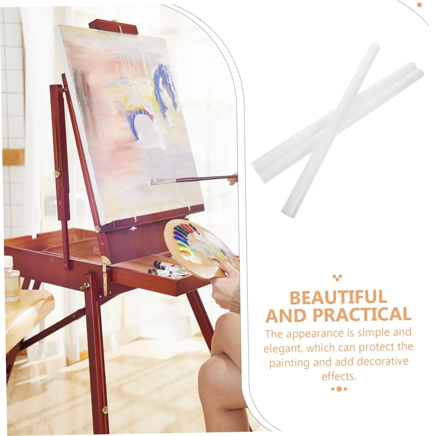 Angoily Tubo Spedizione PVC Poster 3 Pezzi con Tappi