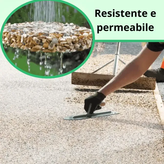 Naturesin Stonedrain kit pavimento drenante ciottoli