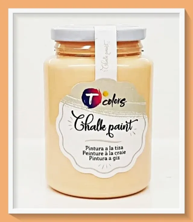 Tcolors D-7951207 Soft Peach pittura gesso 400ml pesca opaca
