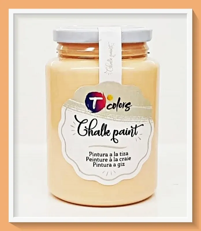 Tcolors D-7951207 Soft Peach pittura gesso 400ml pesca opaca