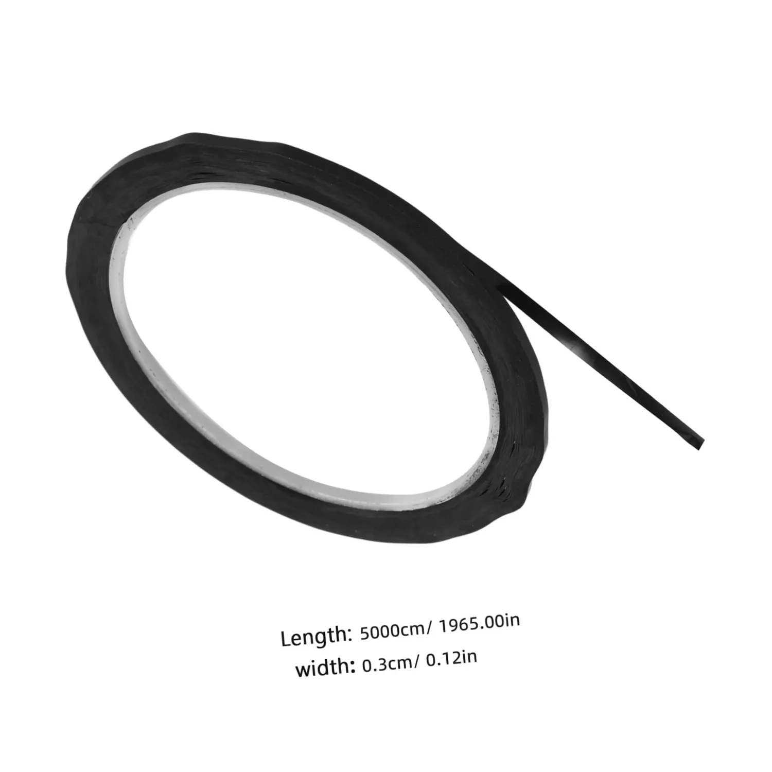 Angoily Nastro Sottile Lavagna 10pz 50m x 3mm nero
