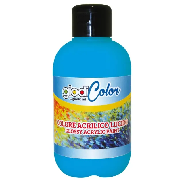 Giodicart Giodicolor tempera acrilica 500 ml ciano luminoso