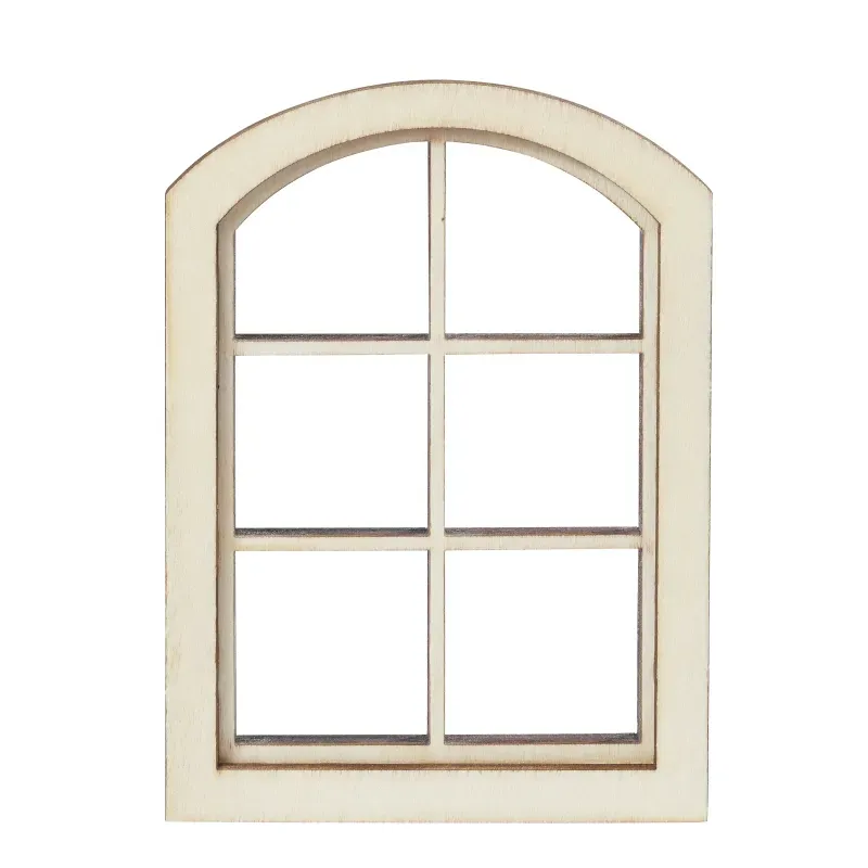 Deco Foam 3481064 finestra legno decorativa 7,5x10 cm grezza