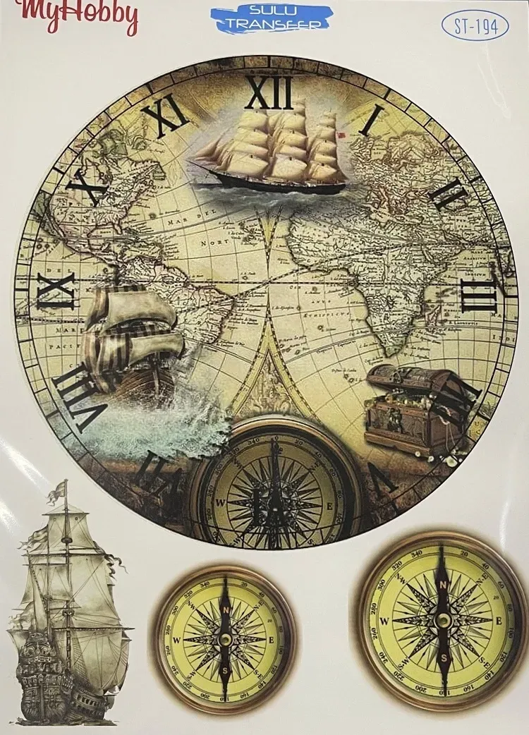 Deco Foam ST-194 foglio transfer 25x35 cm decoupage