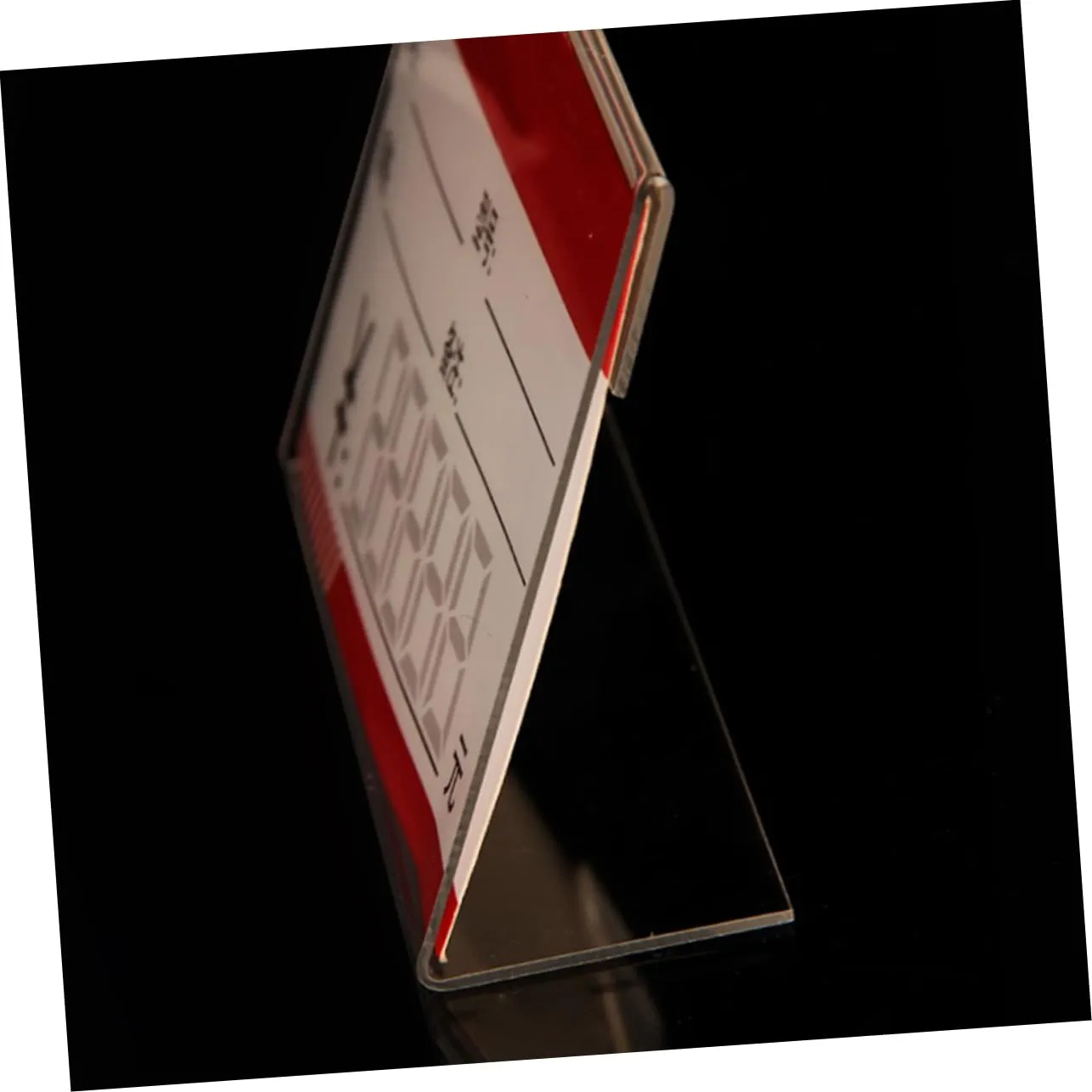 Angoily Espositore Cartellini Prezzi Acrilico 20 Pezzi