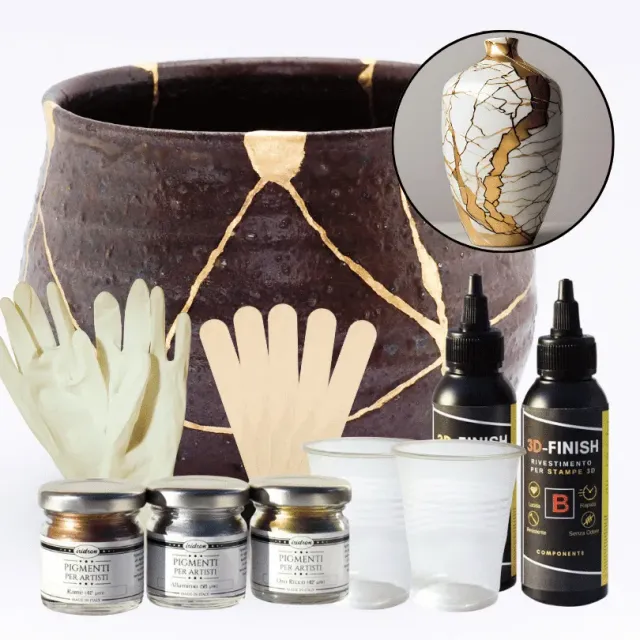 Naturesin Kintsugi kit riparazione ceramica oro 150 g