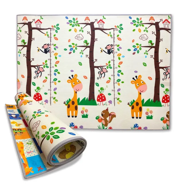 Giodicart Maxi Tappeto Gioco Arrotolabile 200x150 bifacciale