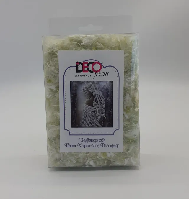 Decofoam pasta 3D 2064 verde prato 70gr rilievo