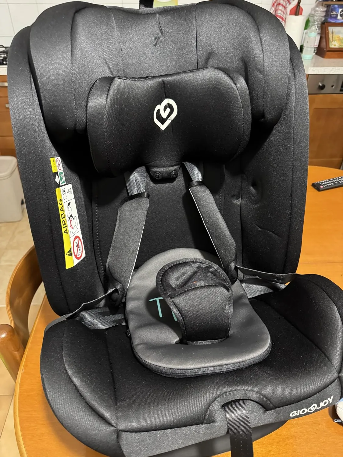 Giodicart GioJoy 360 seggiolino auto nero Isofix 40-150 cm
