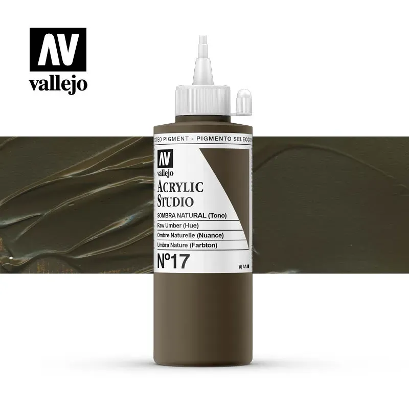 Vallejo Acrylic Studio 17 colore acrilico 200 ml coprente