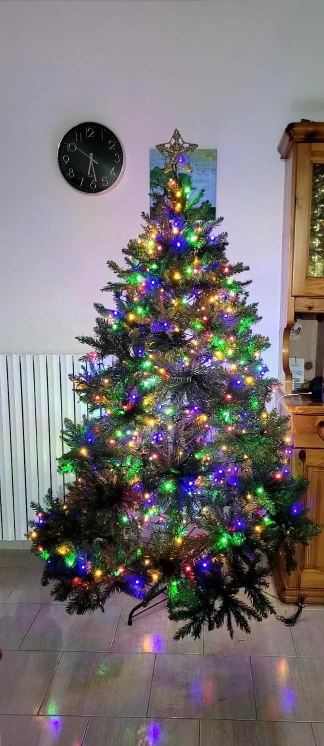 GIODICART Kensington albero Natale artificiale 180 cm 1355 rami