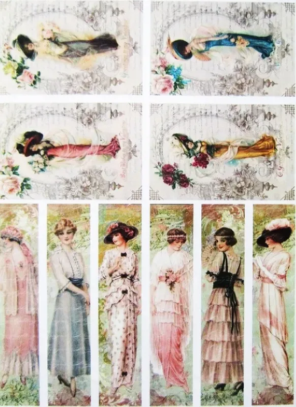Tela TT-20 carta riso adesiva decoupage 1 foglio