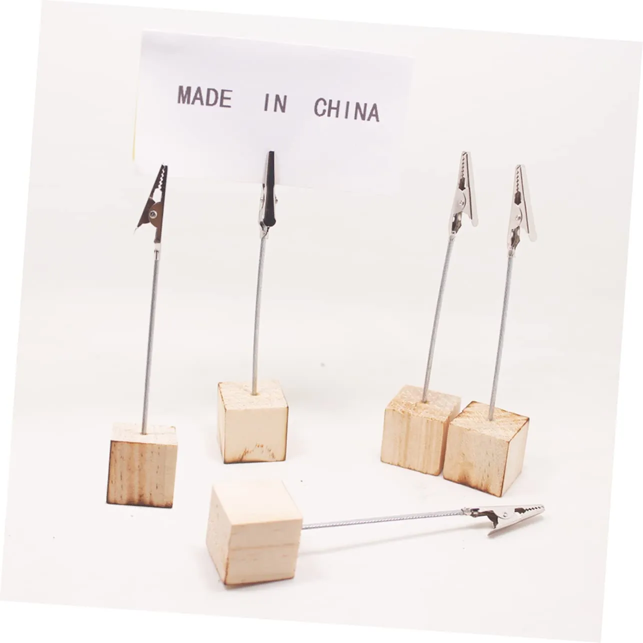 Angoily porta numeri tavolo clip 20 pezzi base cubo matrimonio
