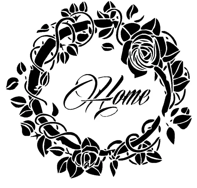 Decofoam YU007 stencil decorativo 30x30cm