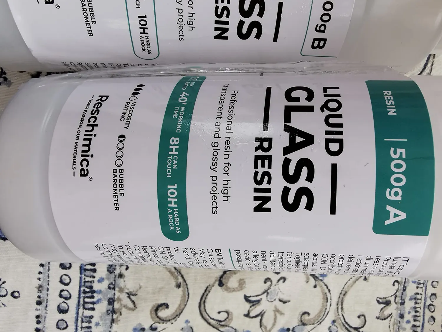 Reschimica Liquid Glass resina epossidica 750 g