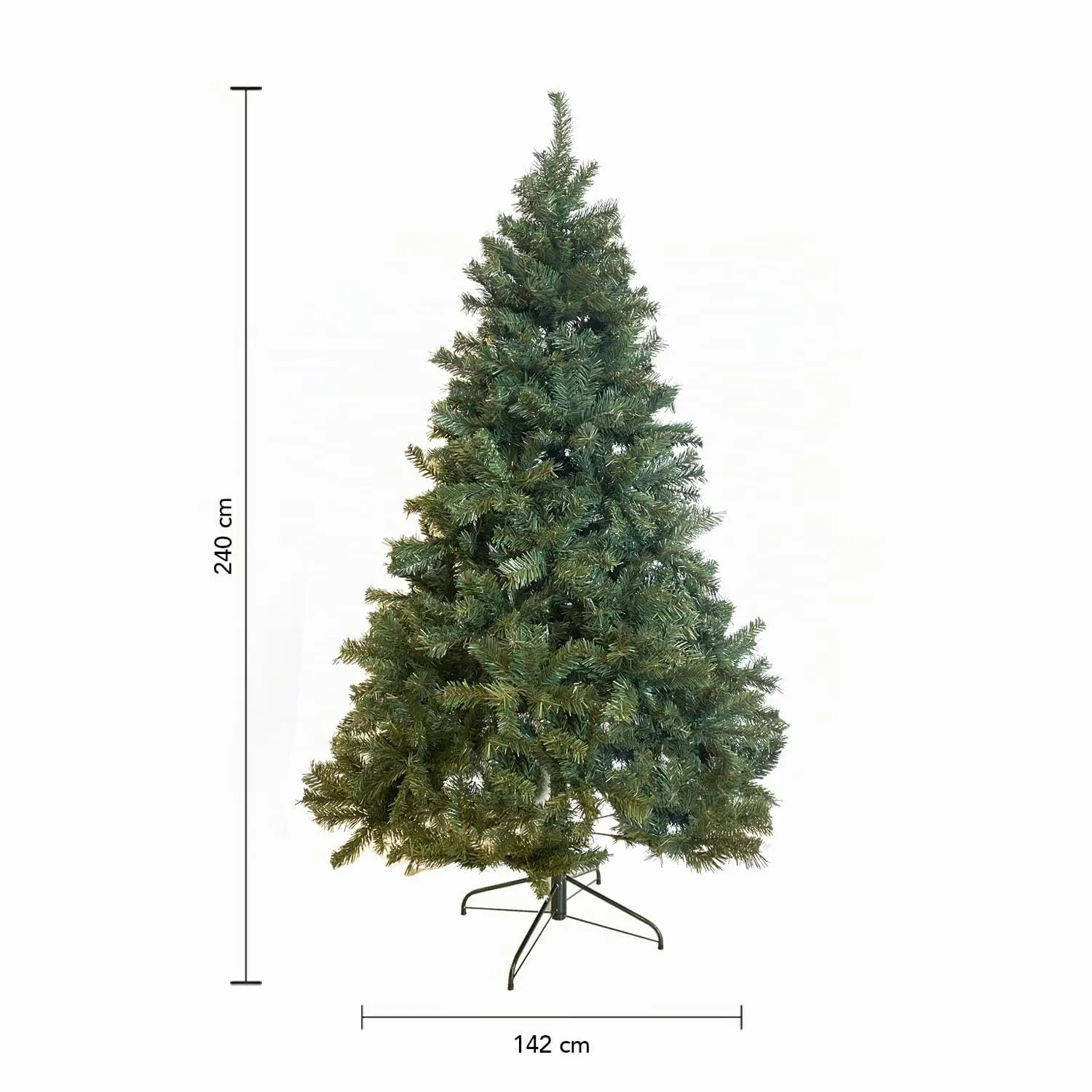 Giodicart Comet albero Natale artificiale 240 cm 1458 rami
