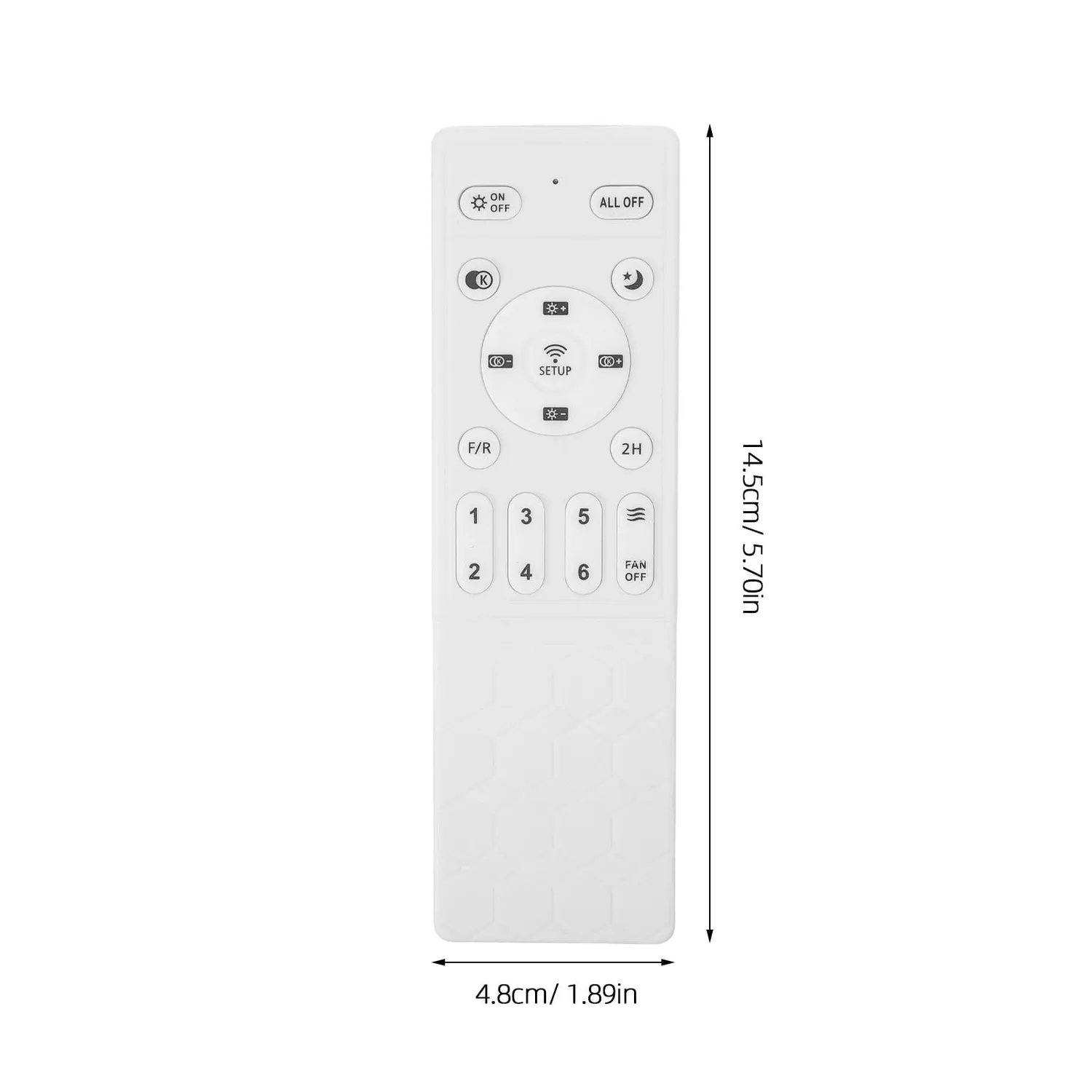 Angoily Telecomando Ventilatore Soffitto Bianco Universale