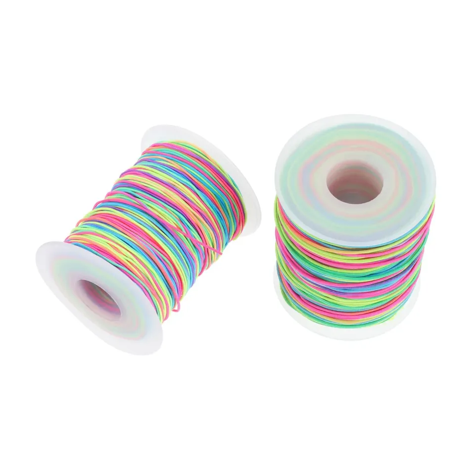 Angoily Filo Elastico Braccialetti Colorato 2 Pezzi Bijoux