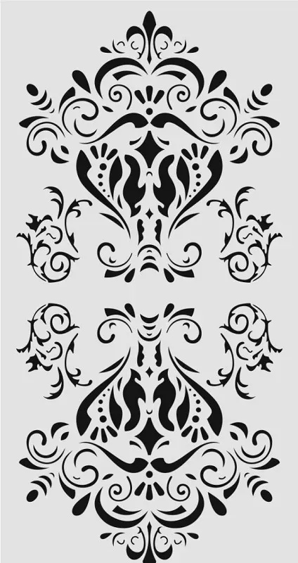 Deco Foam Da031 stencil decorativo 25x50cm riutilizzabile