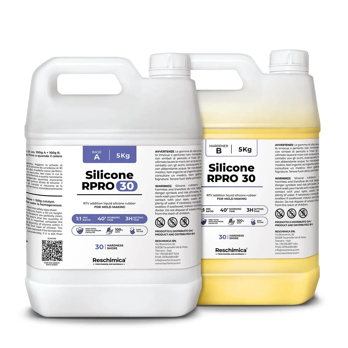Reschimica R PRO 30 silicone per stampi 4 kg duro