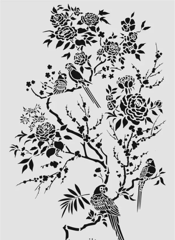 Decofoam HD159 stencil 35x50cm per pareti e mobili