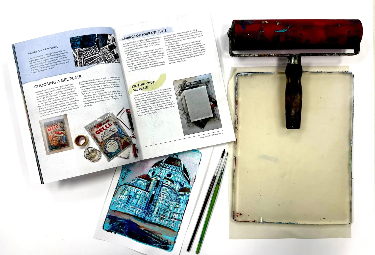 Gelli Arts Printmakers Handbook libro Jessica Russo Scherr