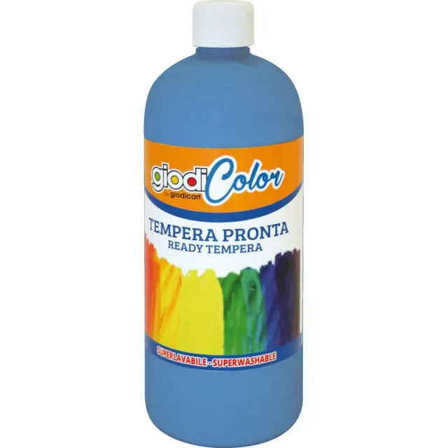 Giodicart Giodicolor tempera 1000 ml blu cobalto superlavabile