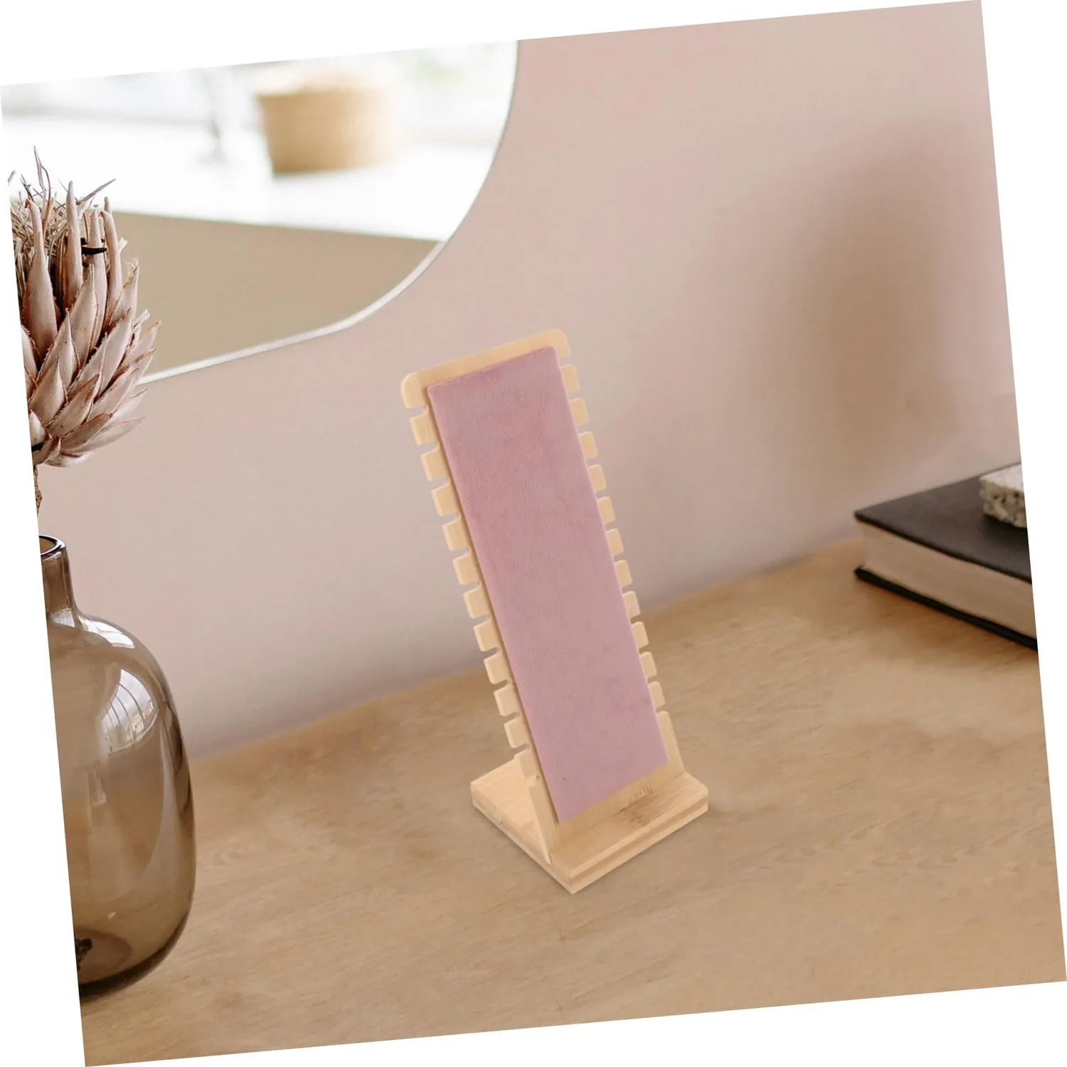 Angoily porta collane legno da tavolo espositore