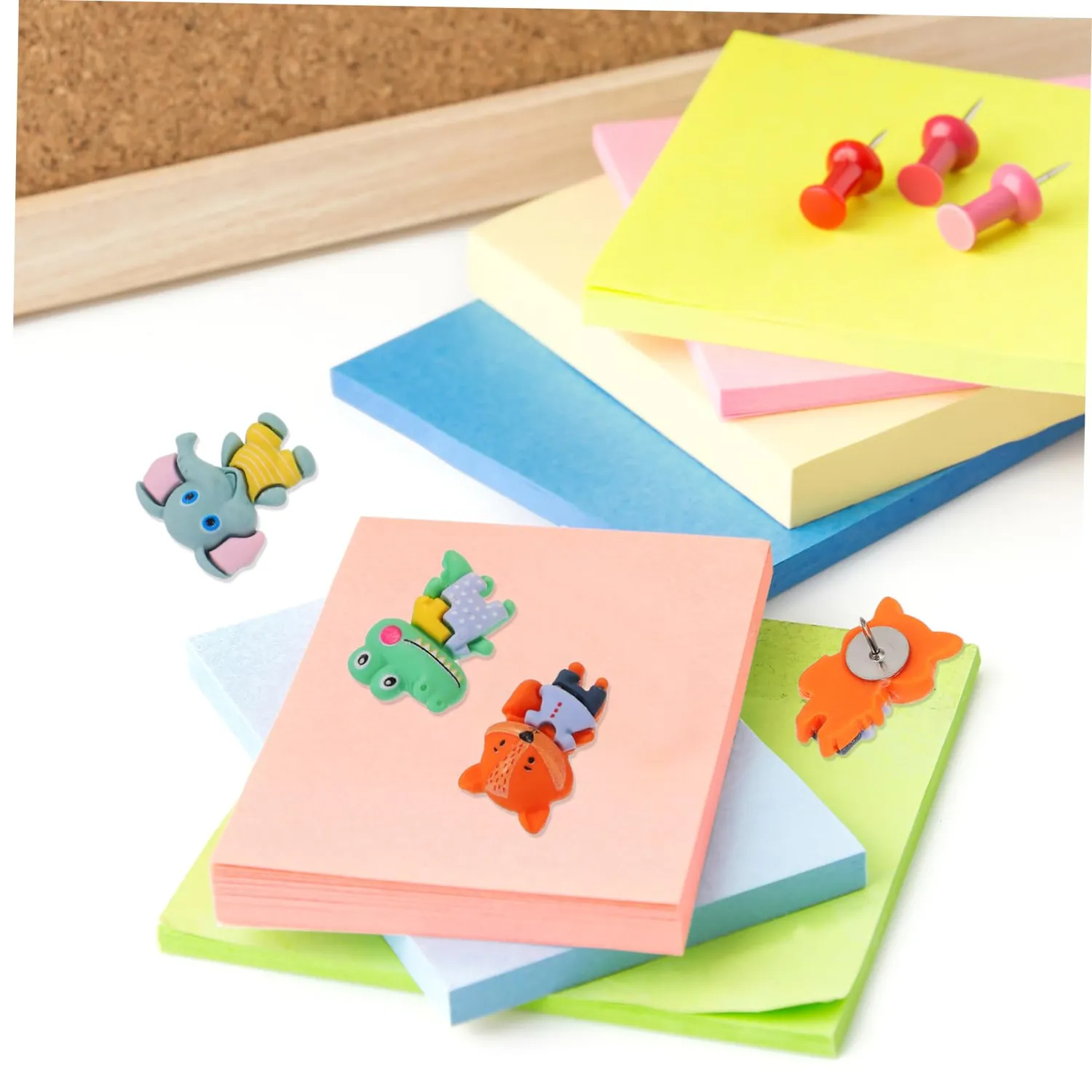 Angoily Puntine Bacheca Animali 15 Pezzi Colorate Metallo