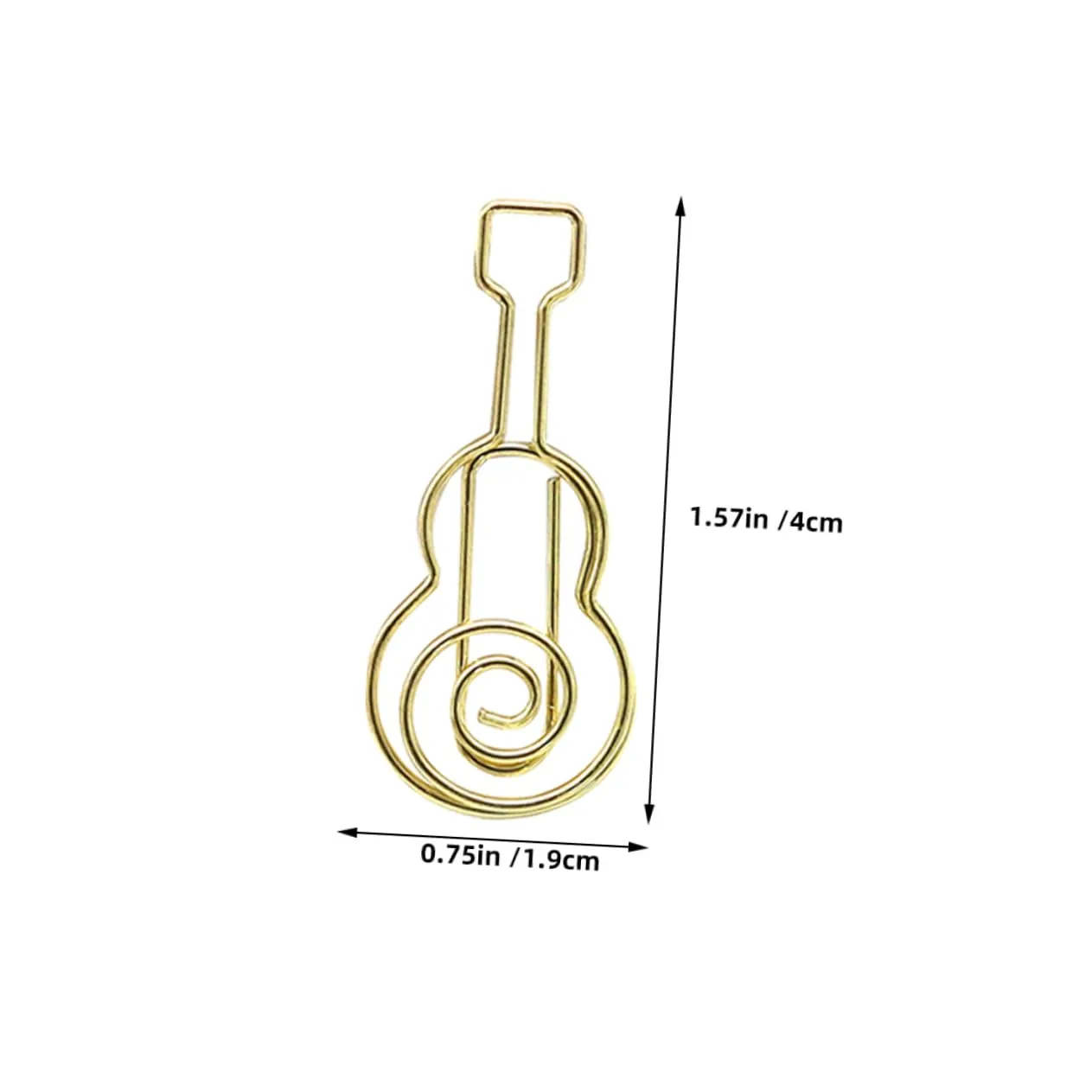 Angoily Graffette Chitarra graffette metallo 40 pezzi decorative