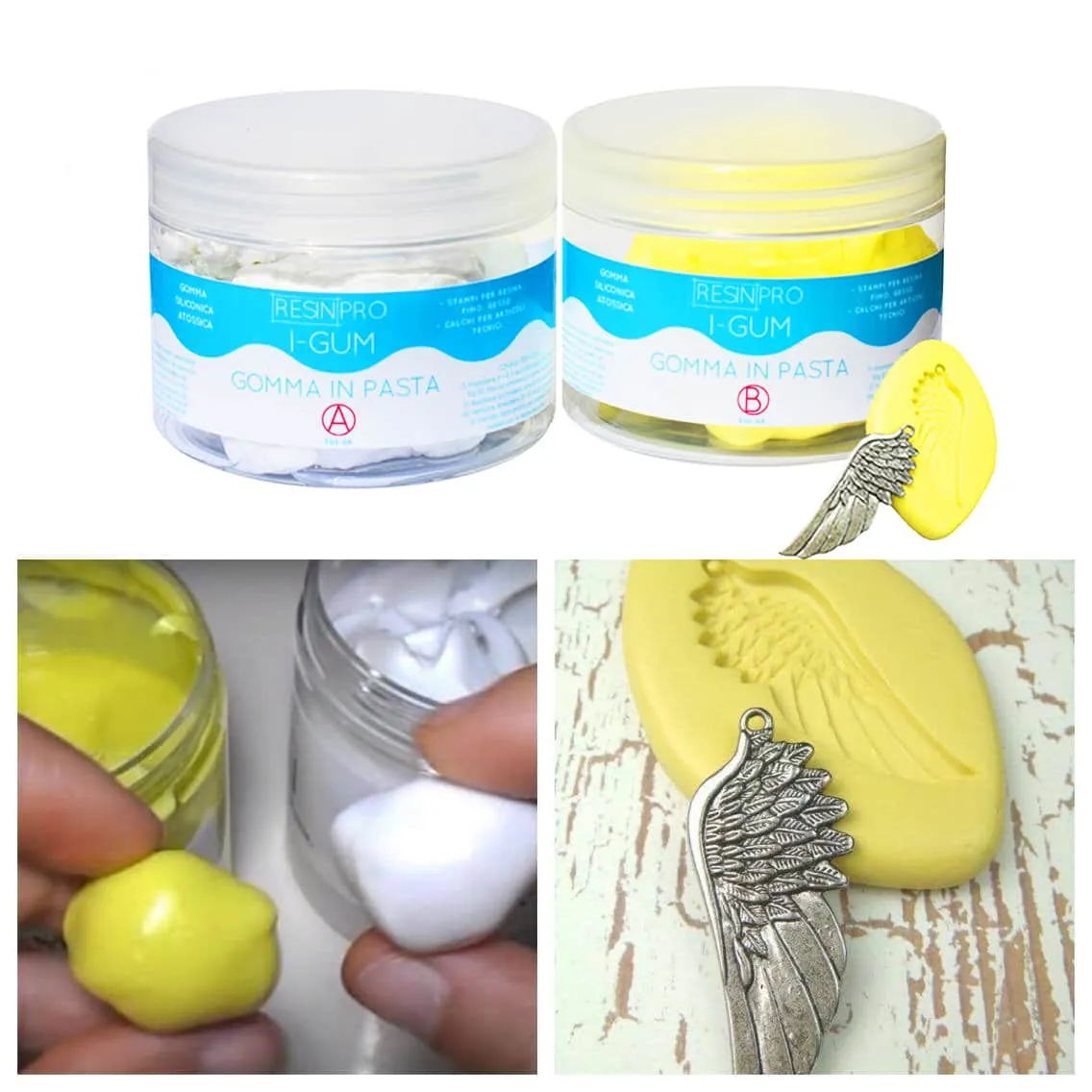Naturesin Starter Kit resina e gomma pasta 2300 gr completo