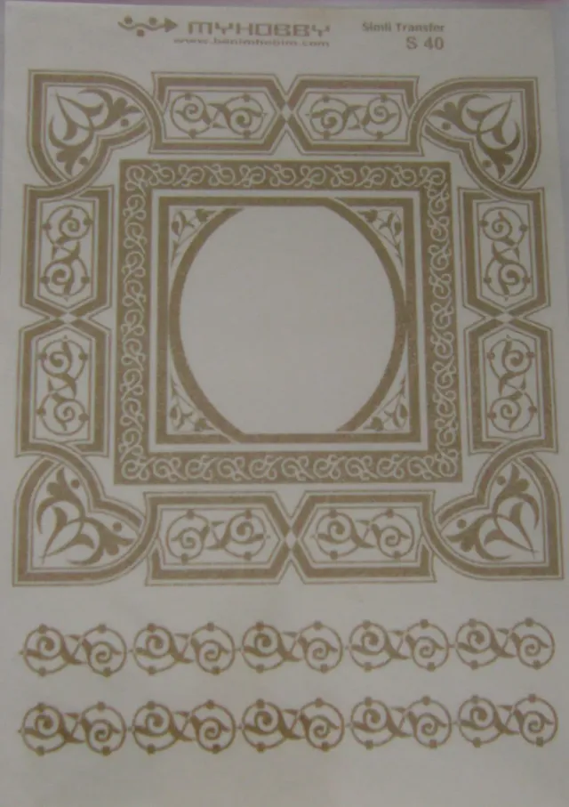 Deco Foam 40 carta riso oro 25x33 cm decoupage