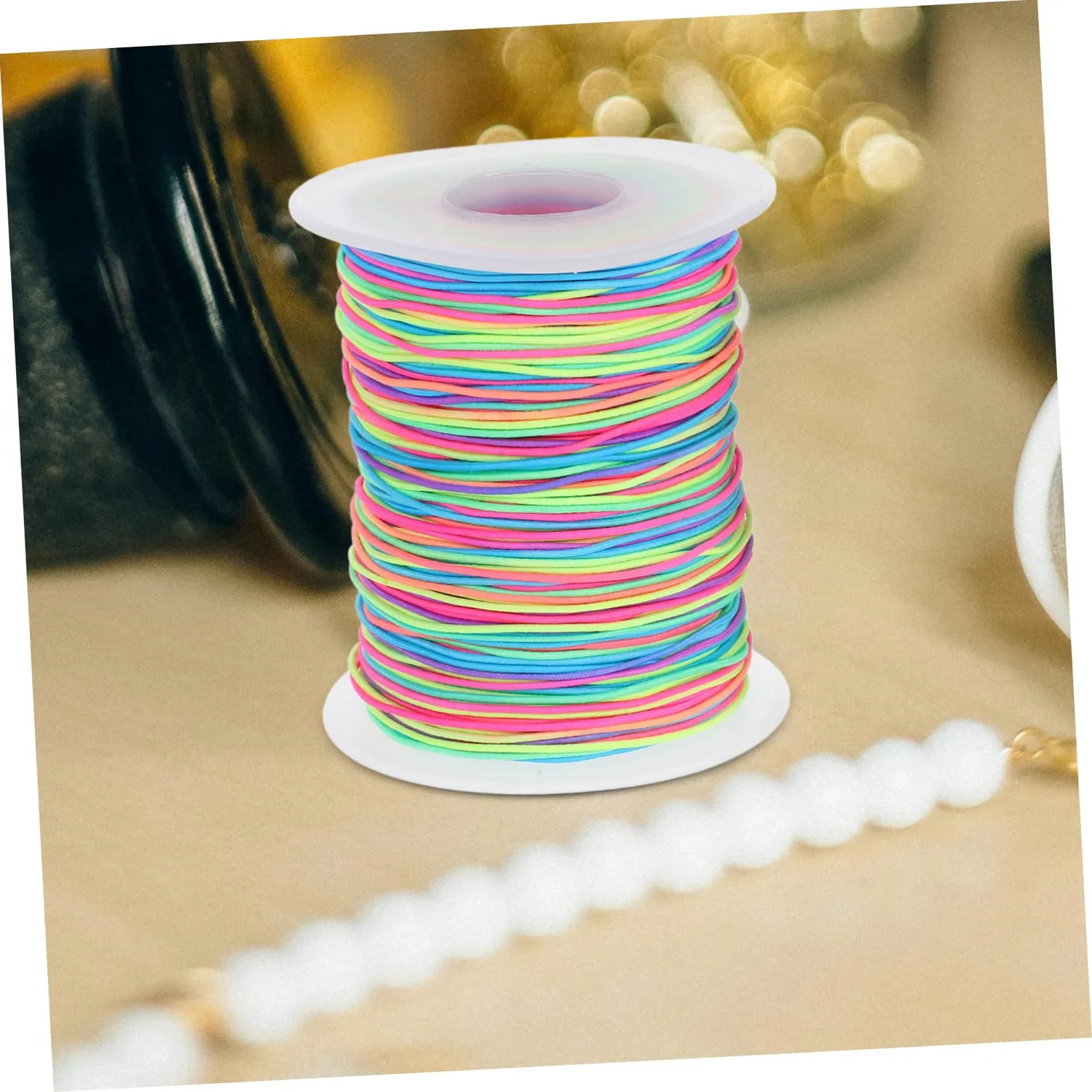 Angoily Filo Elastico Braccialetti Colorato 2 Pezzi Bijoux