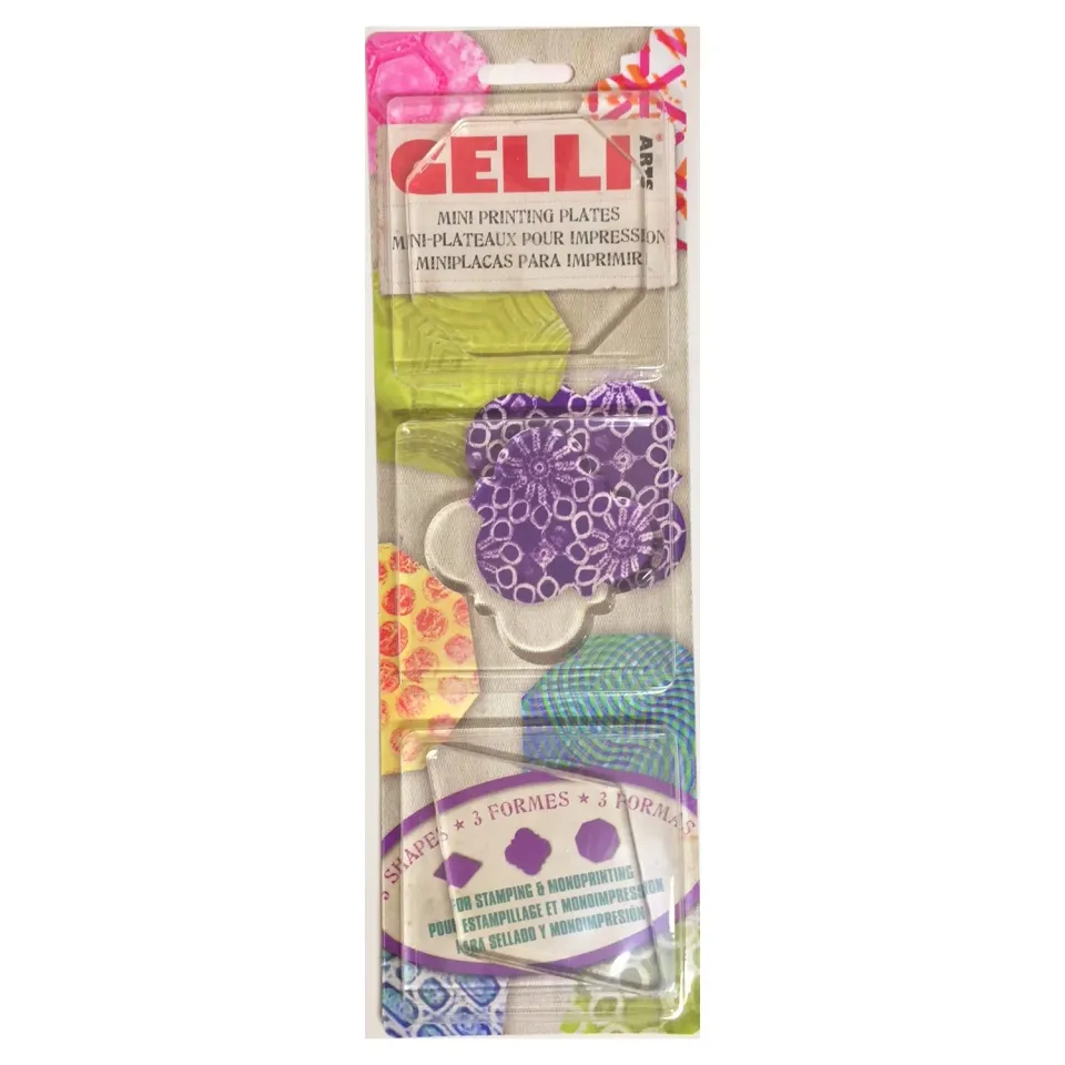 Gelli Arts Minis piastra gel 3" set 3 forme geometriche