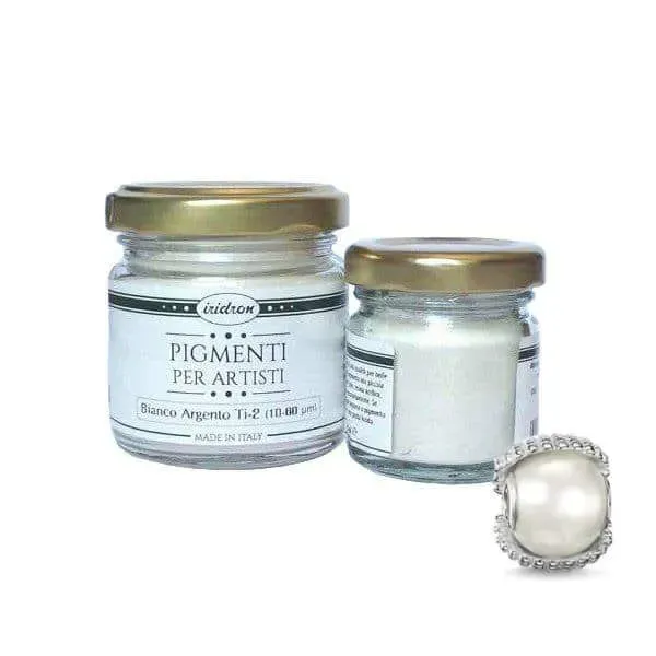 Naturesin Pearlin pigmento perlescente argento bianco