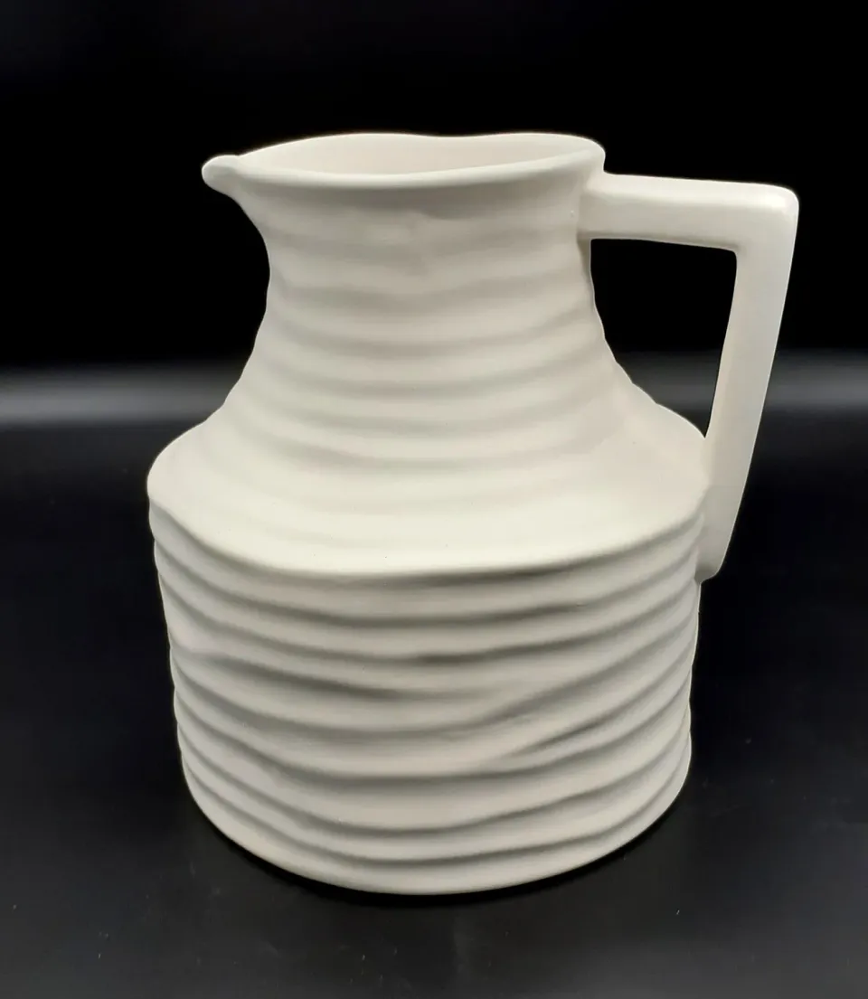 Deco Foam 76794 Brocca Porcellana 18x19 cm Bianca
