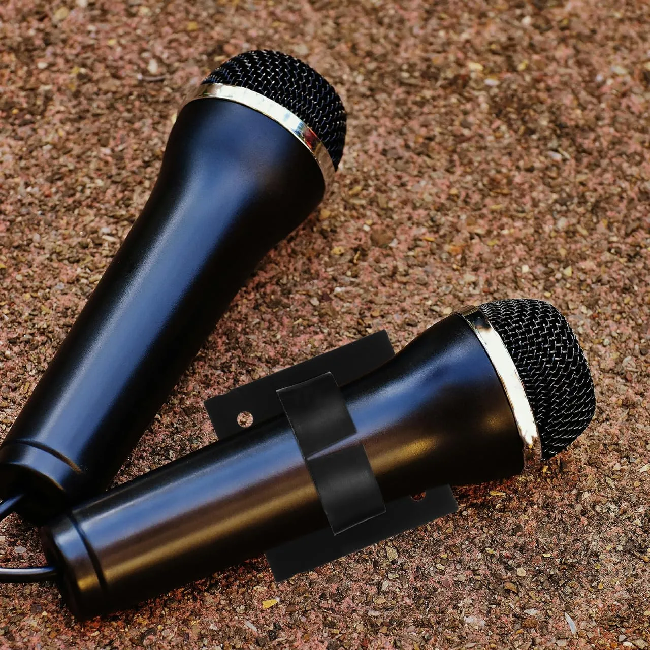 Angoily Clip Microfono Universale Nero 4 Pezzi