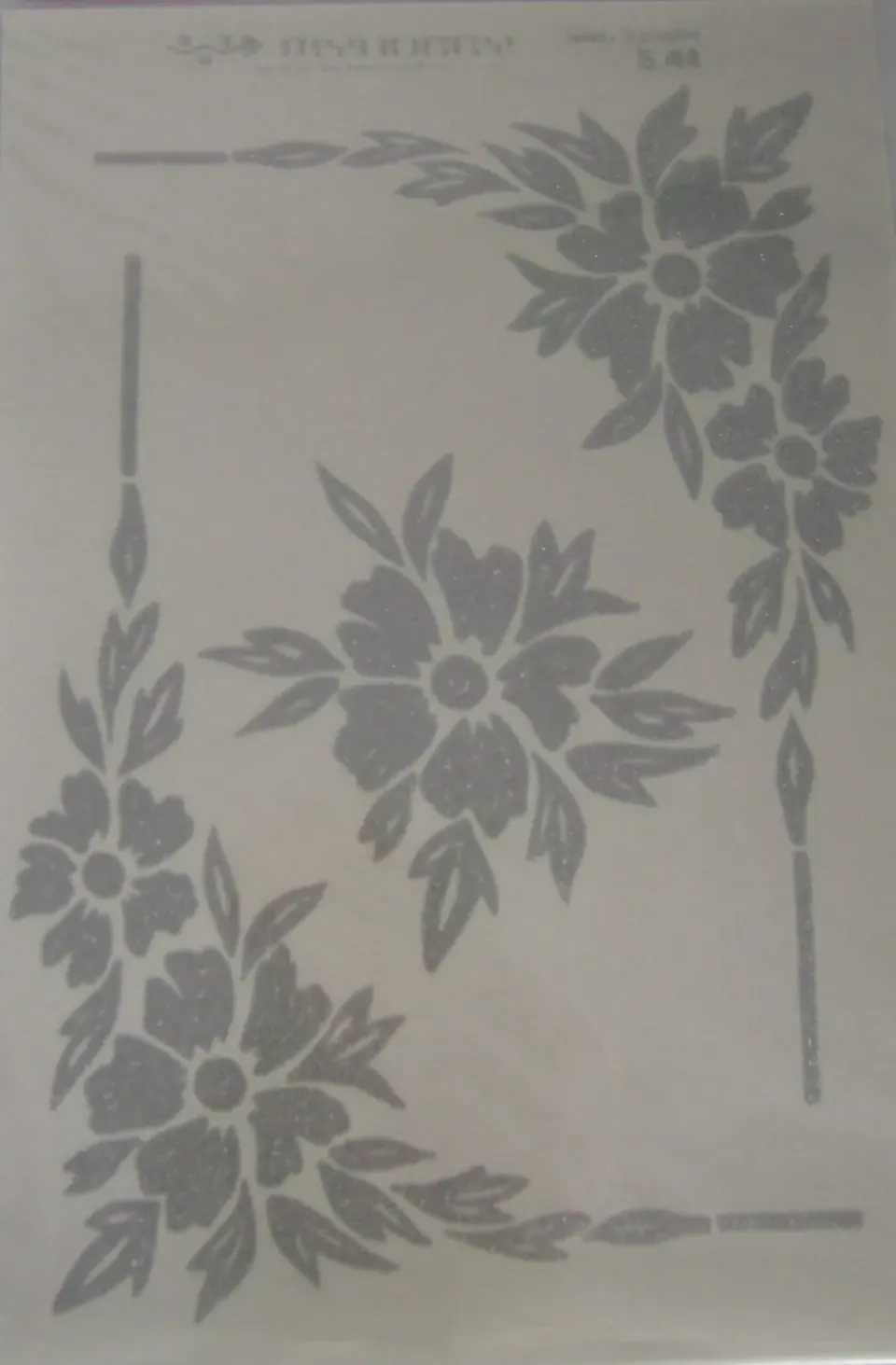Carta riso trasferimento argento 25x33 cm 44
