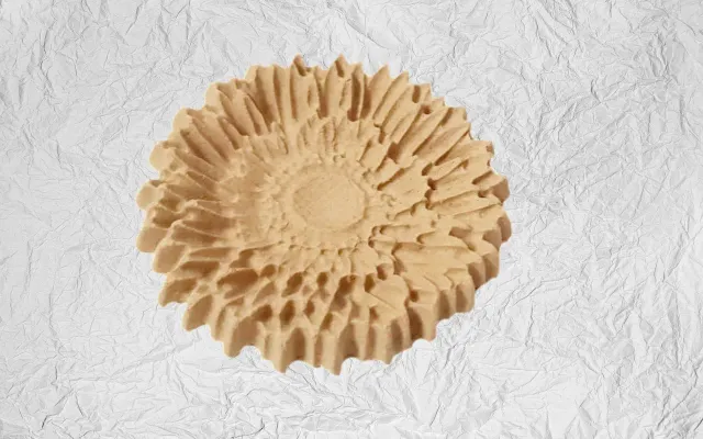 Deco Foam 356 fregio legno fiore 5x5 cm