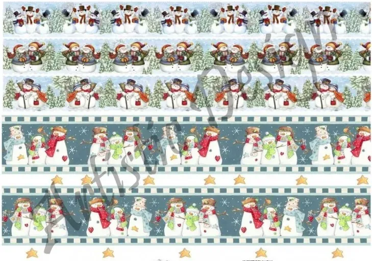 Deco Foam MR-839 Carta Riso Decoupage motivo floreale